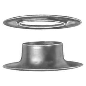 1/2" BRASS GROMMET & PLAIN WASHER-C.S.OSBORNE*565-565-G1-4