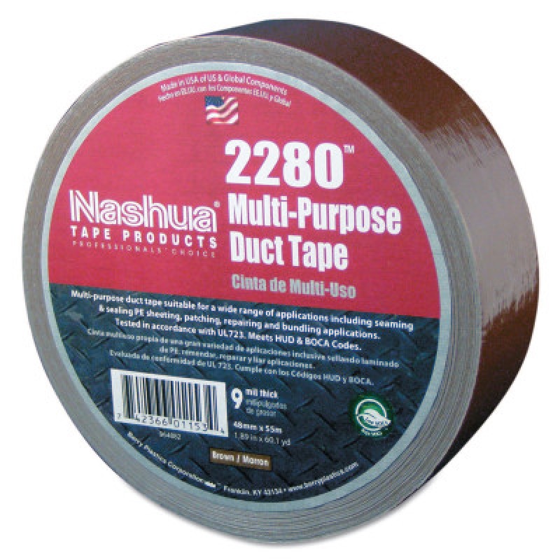 NASHUA 2280 9MIL BRONW GEN.PURPOSE DUCT TAPE-BERRY GLOBAL-573-1086895