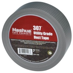 NASHUA 307 SILVER UTILITY GRADE 7 MIL DUCT TAPE-BERRY GLOBAL-573-1087239