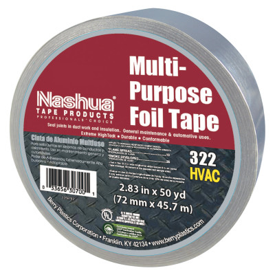 322 MULTI-PURPOSE FOIL TAPE 72MM X 46M-BERRY GLOBAL-573-1087629