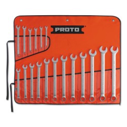 18 PC 12 PT COMB WRENCHSET METRIC-STANLEY-PROTO *-577-1200R-MASD