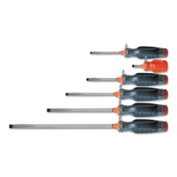 6PC SQ FLAT BLADE SCRDRVR-TETH-STANLEY-PROTO *-577-1206SSF-TT