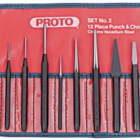 SET PUNCH & CHISEL 5 PC-STANLEY-PROTO *-577-3