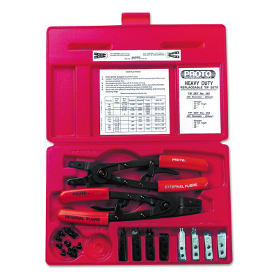 SET PLIER RETAINING RING-STANLEY-PROTO *-577-361