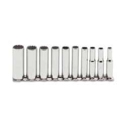 SET SKT 1/4 DR 10 PC 12-STANLEY-PROTO *-577-47100