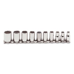 SET SKT 1/4 DR 10 PC 12-STANLEY-PROTO *-577-47104