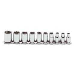 SET SKT 1/4 DR 10 PC 6 P-STANLEY-PROTO *-577-47106