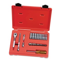 SET SKT 1/4 DR 25 PC 12-STANLEY-PROTO *-577-47118