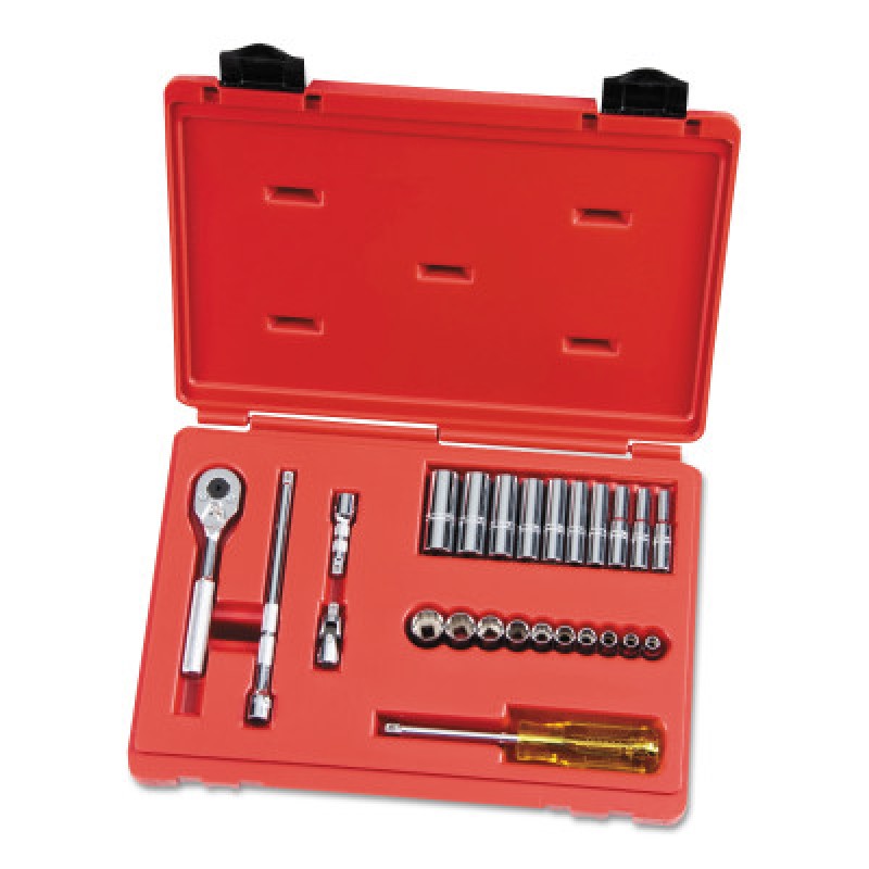 SET SKT 1/4 DR 25 PC 12-STANLEY-PROTO *-577-47118