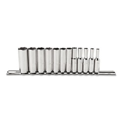 SET SKT 1/4 DR 12 PC MET-STANLEY-PROTO *-577-47202