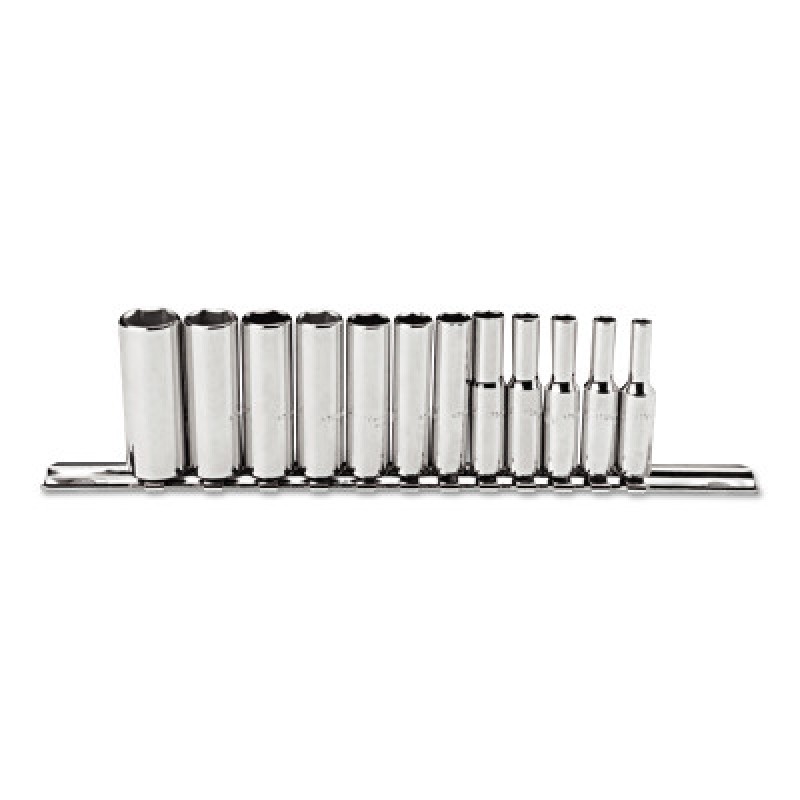 SET SKT 1/4 DR 12 PC MET-STANLEY-PROTO *-577-47202