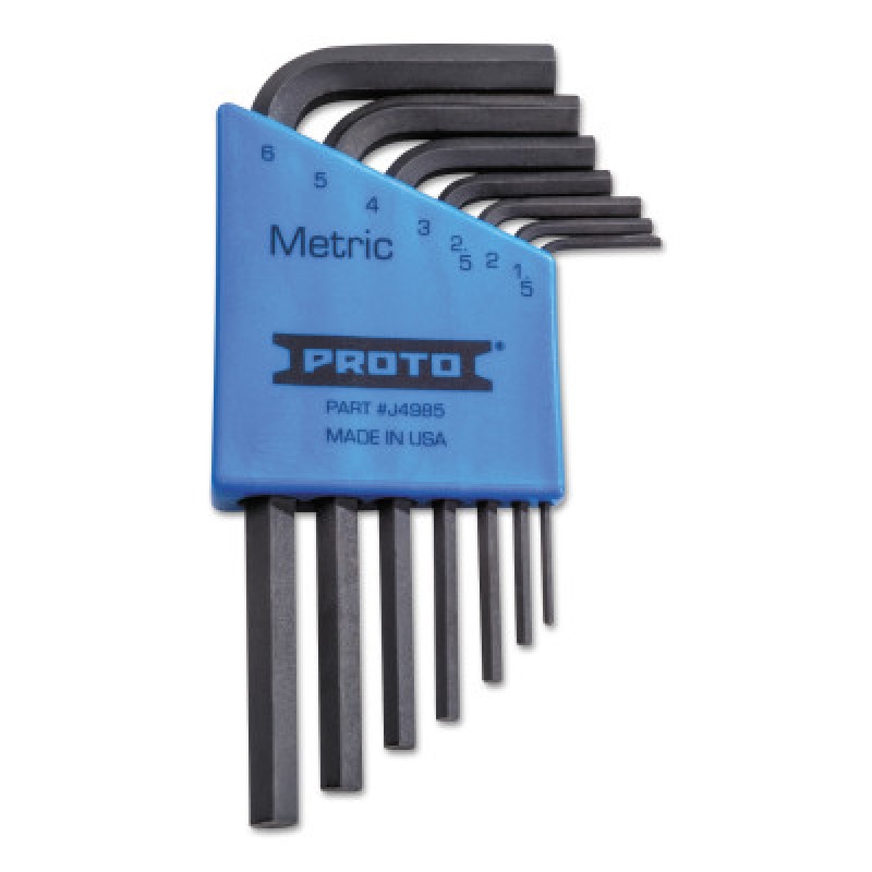 SET HEX KEY 7PC METRIC-STANLEY-PROTO *-577-4985