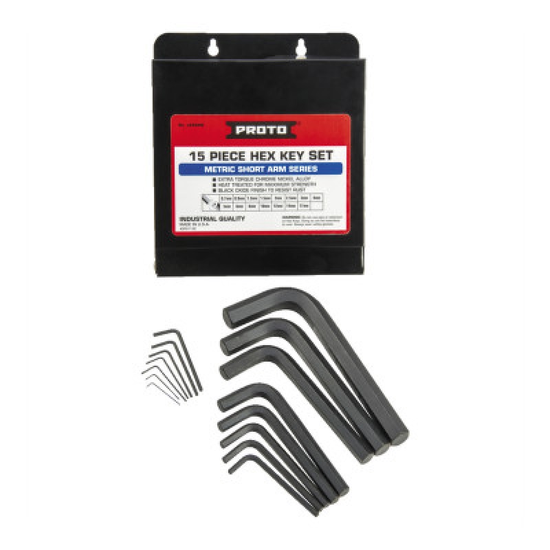 SET HEX KEY 15PC METRIC-STANLEY-PROTO *-577-4988M