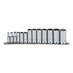 SET SKT 3/8 DR 13 PC 12PT-TETH-STANLEY-PROTO *-577-52112-TT