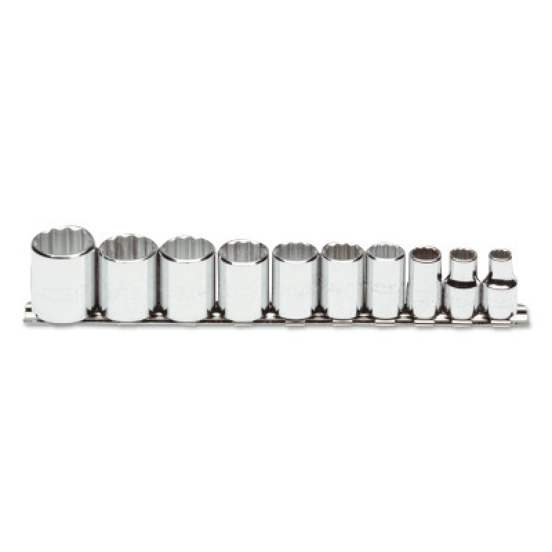 SET SKT 3/8 DR 10 PC 12-STANLEY-PROTO *-577-52118