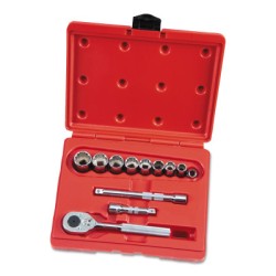 SET SKT 3/8 DR 12 PC 12-STANLEY-PROTO *-577-52130