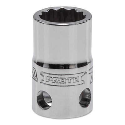 SKT 3/8 DR 7/16 12 PT-TETH-STANLEY-PROTO *-577-5214-TT