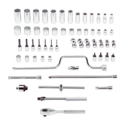 SET SKT 3/8 DR 57 PC 12-STANLEY-PROTO *-577-52142