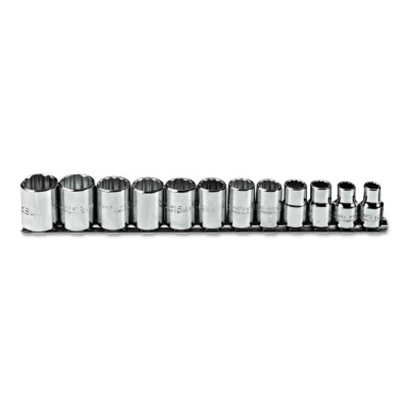 SET SKT 3/8 DR 12 PC 12P-STANLEY-PROTO *-577-52216