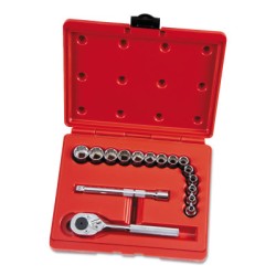 SET SKT 3/8 DR 16 PC 12P-STANLEY-PROTO *-577-52218