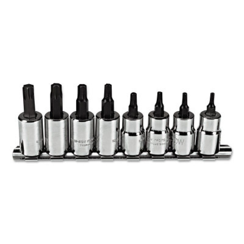 SET TORX BIT 3/8 DR 8 PC-STANLEY-PROTO *-577-5239C