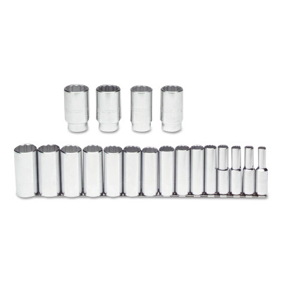 SET SKT 1/2 DR 19PC 12PT-STANLEY-PROTO *-577-54105