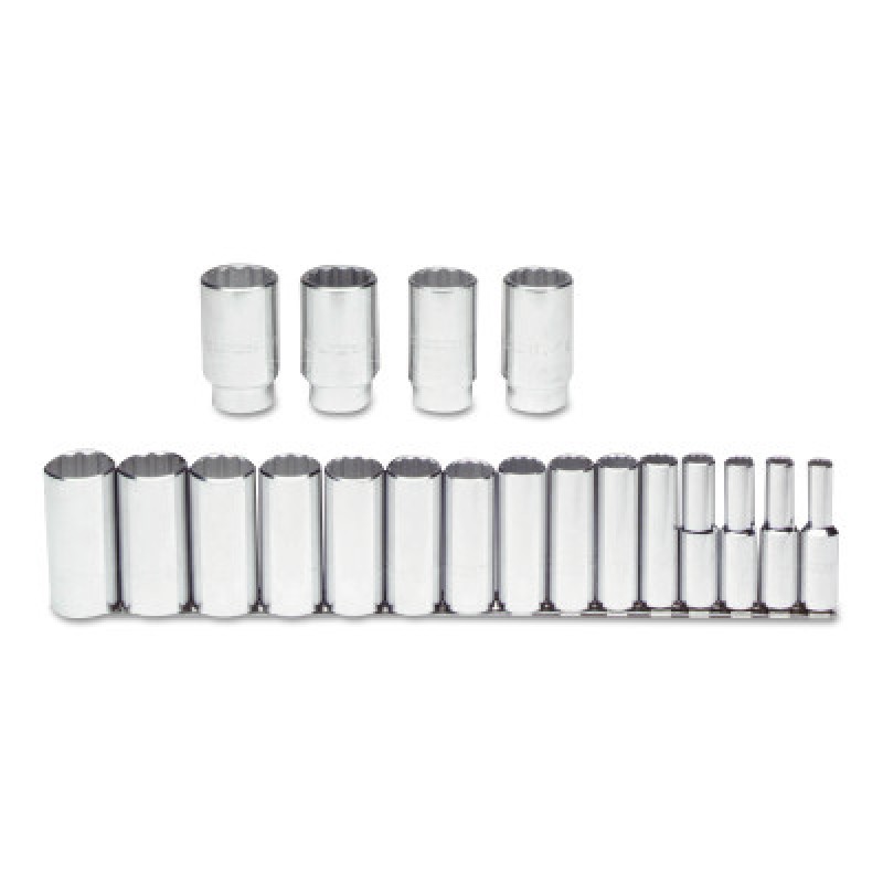 SET SKT 1/2 DR 19PC 12PT-STANLEY-PROTO *-577-54105