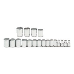 SET SKT 1/2 DR 19PC 12PT-STANLEY-PROTO *-577-54113