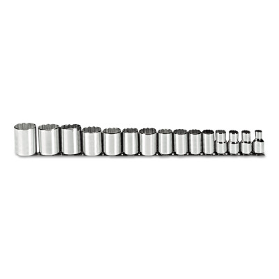SET SKT 1/2 DR 15 PC 12-STANLEY-PROTO *-577-54114