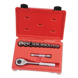 SET SKT 1/2 DR 12 PC 12-STANLEY-PROTO *-577-54116