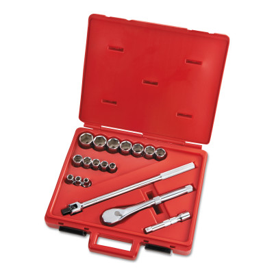 SET SKT 1/2 DR 18 PC 6 PT-STANLEY-PROTO *-577-54122XL