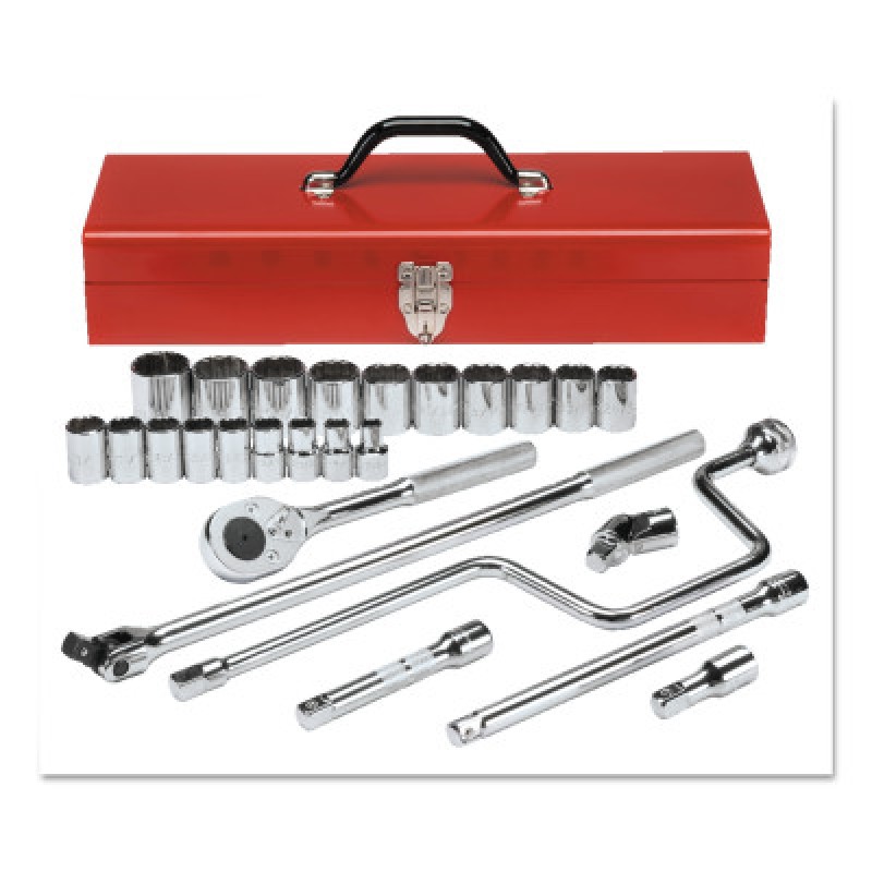 SET SKT 1/2 DR 26 PC 12-STANLEY-PROTO *-577-54124