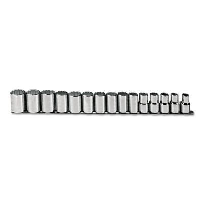 SET SKT 1/2 DR 15 PC 12METRIC-STANLEY-PROTO *-577-54206