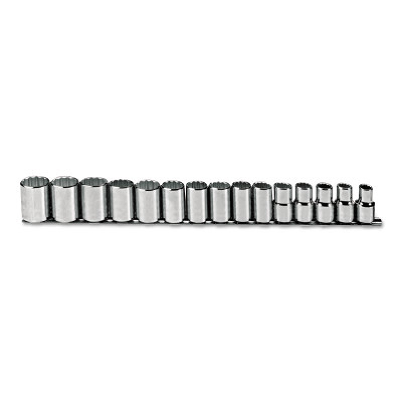 SET SKT 1/2 DR 15 PC 12METRIC-STANLEY-PROTO *-577-54206