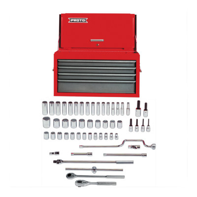 SET SKT 1/2 DR 53 PC 12-STANLEY-PROTO *-577-54216