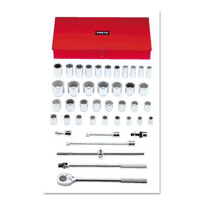 SET SKT 3/4 DR 42 PC 12-STANLEY-PROTO *-577-55106