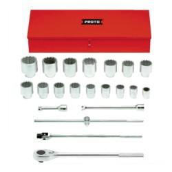 SET SKT 1 DR 22 PC 12 PT-STANLEY-PROTO *-577-57102