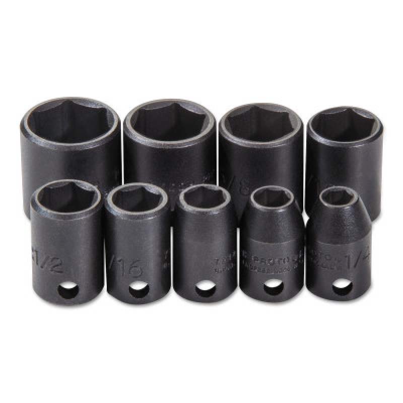 9-PC. 3/8DR. IMPACT SOCK-STANLEY-PROTO *-577-72102