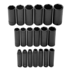 SET SKT IMPACT 3/8 DR 19-STANLEY-PROTO *-577-72216