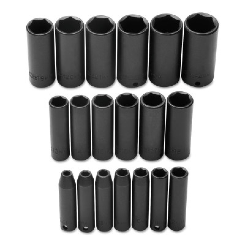 SET SKT IMPACT 3/8 DR 19-STANLEY-PROTO *-577-72216