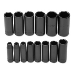 SET SKT IMPACT 1/2 DR 15-STANLEY-PROTO *-577-74114