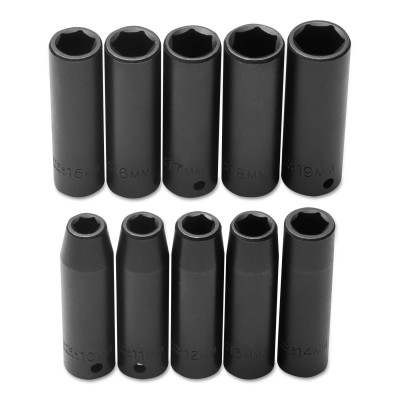 10-PC 1/2DR. METRIC IMPA-STANLEY-PROTO *-577-74212