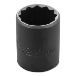 SKT IMP 1/2 DR 22MM 12 PT-STANLEY-PROTO *-577-7422MT