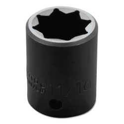 SKT IMP 1/2 DR 11/16 8 P-STANLEY-PROTO *-577-7422S