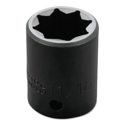 SKT IMP 1/2 DR 11/16 8 P-STANLEY-PROTO *-577-7422S