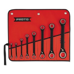 8 PIECE WRENCH SET RATCHET SPLINE SAE-STANLEY-PROTO *-577-SBV-8S