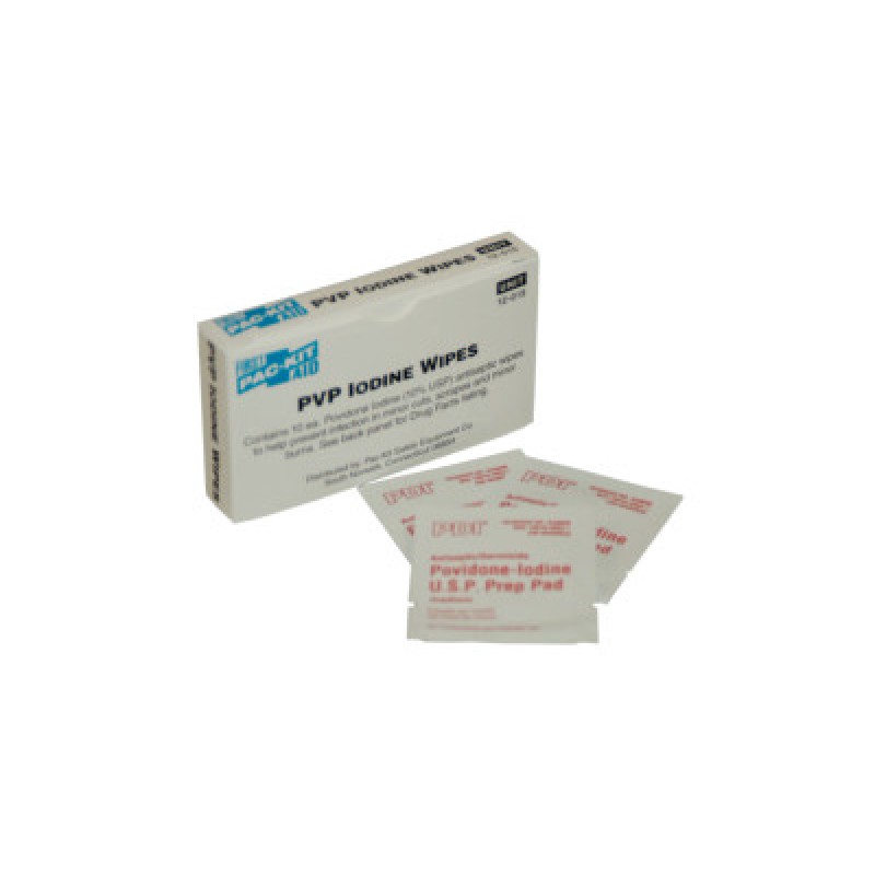 PVP IODINE WIPES-ACME UNITED/PAC-579-12-015