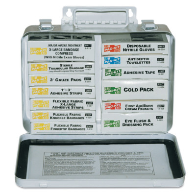 STEEL 16 UNIT UNITIZED FIRST AID KIT STANDARD FI-ACME UNITED/PAC-579-5201