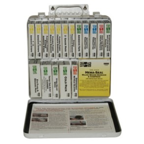 STEEL 24 UNIT UNITIZED FIRST AID KIT STANDARD FI-ACME UNITED/PAC-579-5301