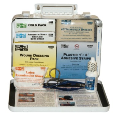 WEATHERPROOF STEEL 25 PERSON INDUS. FIRST AID K-ACME UNITED/PAC-579-6420